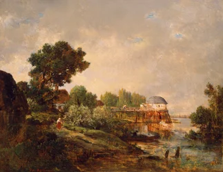 The Old Mill at Saint-Ouen, Paris, France